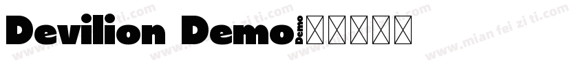 Devilion Demo字体转换